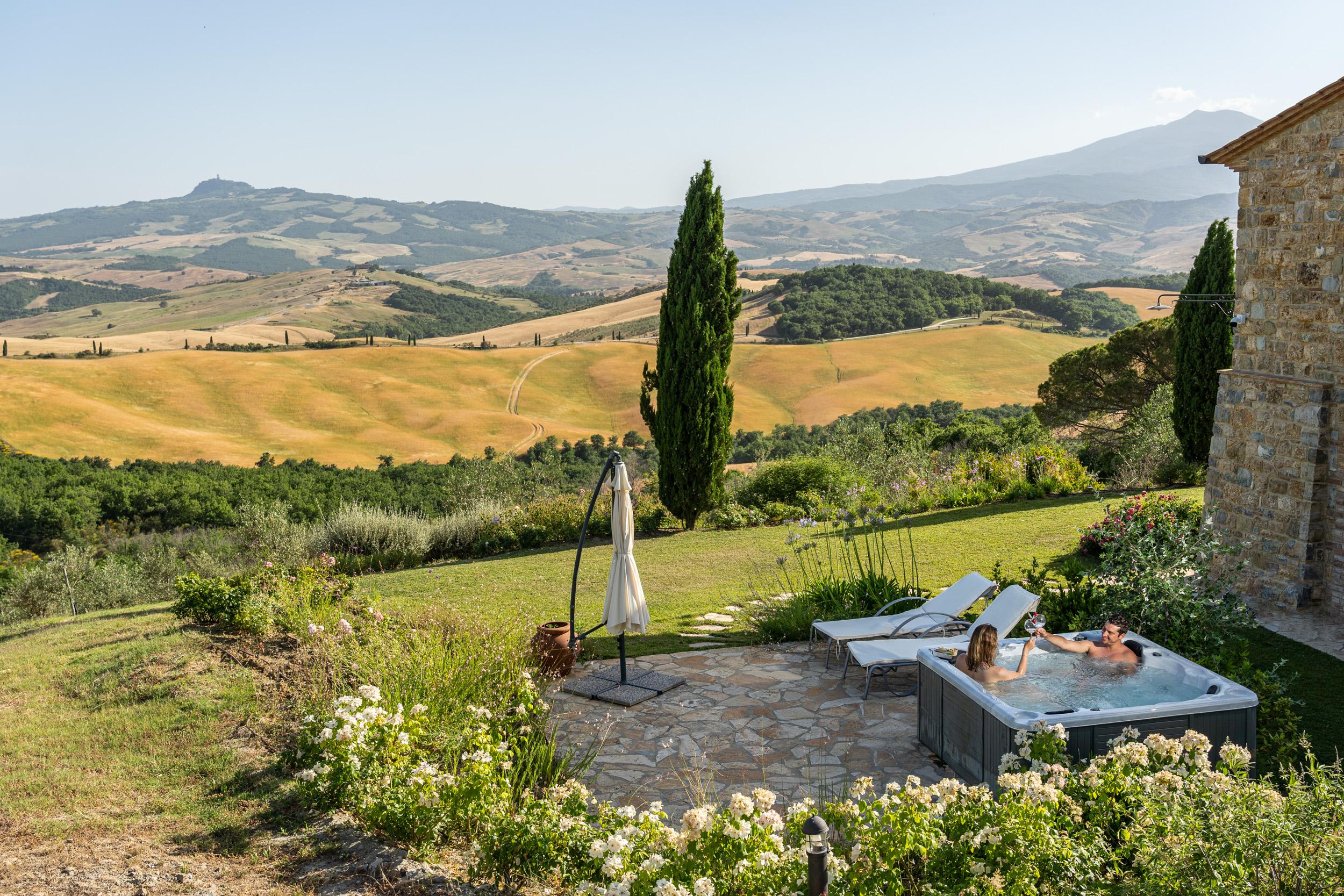 Podere Val D'Orcia - Tuscany Equestrian Villa Sarteano Esterno foto