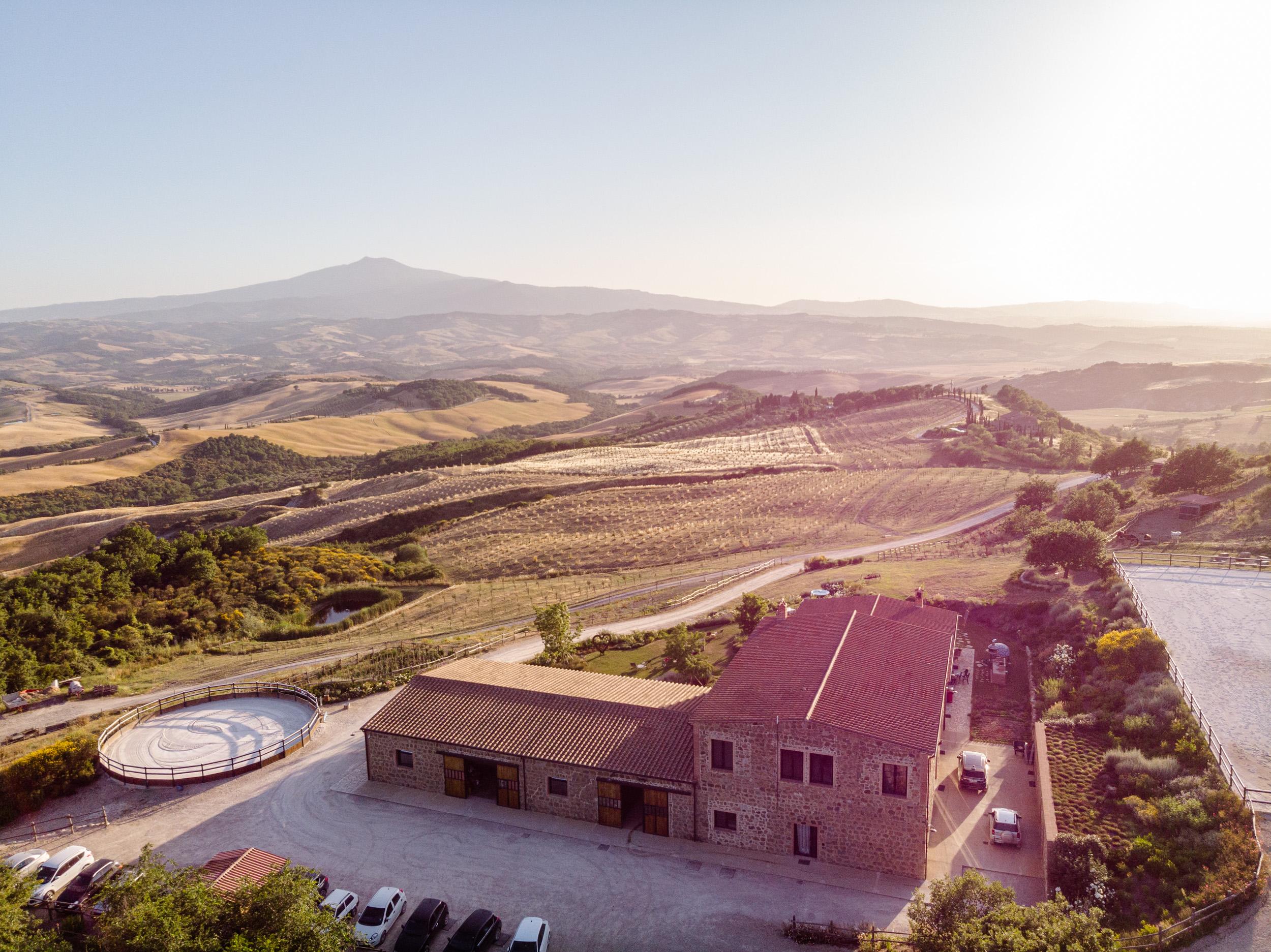 Podere Val D'Orcia - Tuscany Equestrian Villa Sarteano Esterno foto